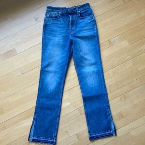 EB Denim Unraveled Two Split Cuff Denim Jeans in Hendrix - Brand New Unworn